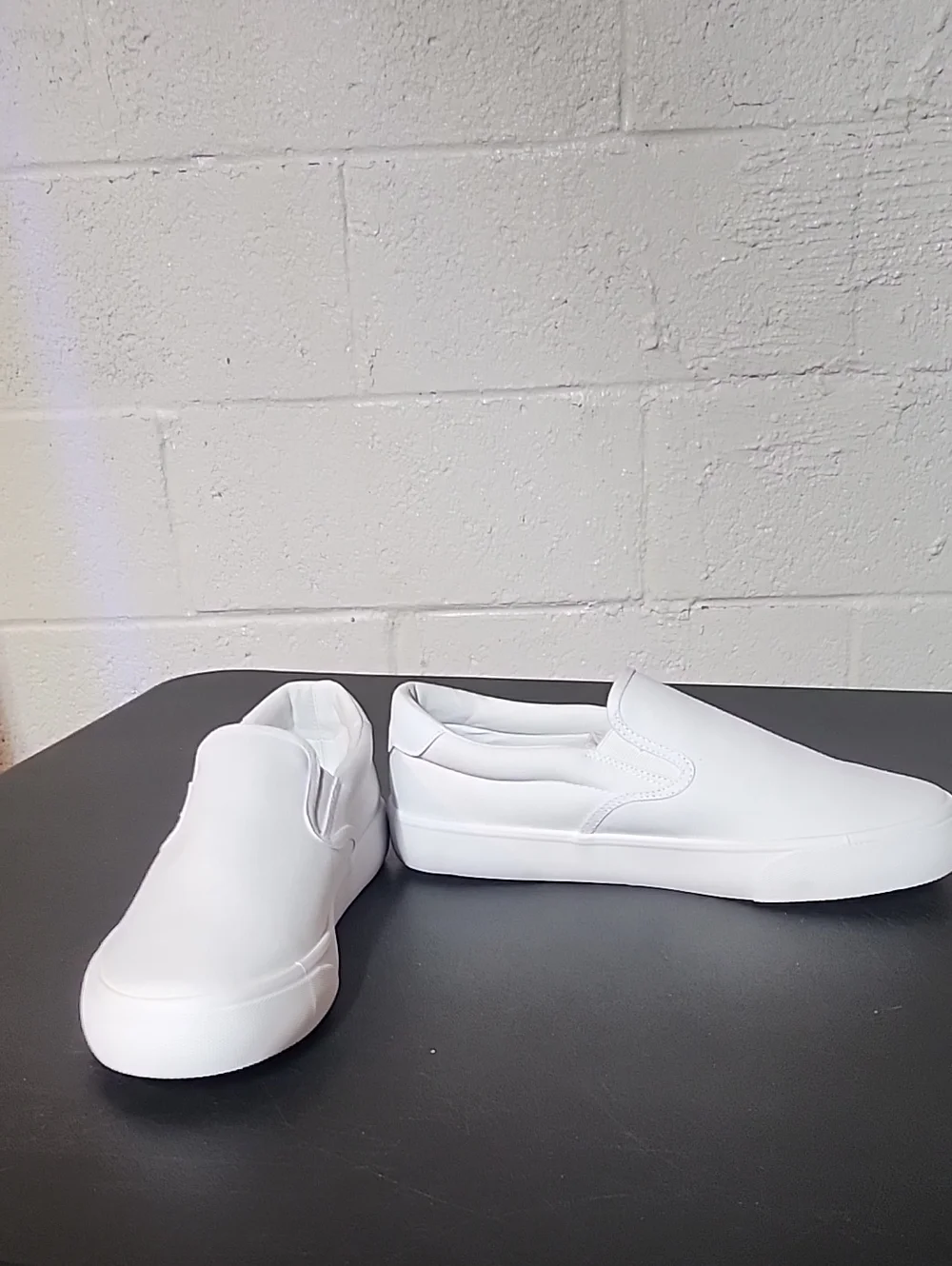 Lugz Men's White Slip-On Casual Loafers